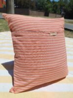 Funda de almohadón Mil Rayas Naranja 50cm x 50cm - Imagen 2