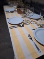 Mantel Aruba Amarillo y Blanco 1,50m x 2,50m - Imagen 5