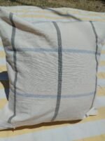 Funda de almohadón Campestre Raya Plata  50cm x 50cm