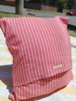 Funda de almohadón Mil Rayas Rojo 45cm x 45cm - Imagen 2