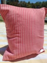 Funda de almohadón Mil Rayas Rojo 45cm x 45cm - Imagen 3