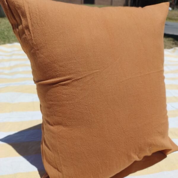 Funda de almohadón Lisa Caramelo 45cm x 45cm