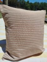 Funda de almohadón Mil Rayas Marron 45cm x 45cm
