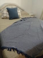 Manta Nativa Azul Marino 1,10m x 1,80m