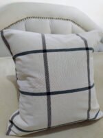 Funda de almohadón Campestre Raya Negro 50cm x 50cm