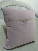 Funda de almohadón Lisa Rosa 50cm x 50cm - Imagen 2