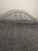 Frazada Queen Jackard con Corderito Gris Topo 2,40m x 2,40m - Imagen 4