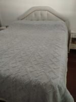 Frazada King Jackard con Corderito Gris Perla 3,00m x 2,40m - Imagen 6