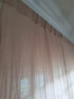 Cortinas de Gasa Par 1,10m x 2,80m Rosa Viejo - Imagen 4