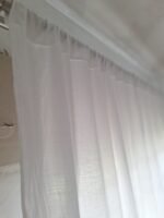 Cortinas Marruecos Par 1,20m x 2,00m Blancas - Imagen 5