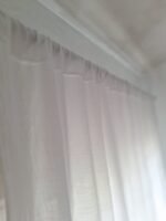 Cortinas Marruecos Par 1,20m x 2,00m Blancas - Imagen 2