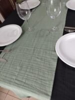 Camino de Mesa Roma Gris Perla 0,35m x 1,45m