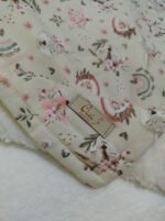 Mantita de Bebe Invierno Natural Animalitos y Arcoiris 0,75m x 1,00m