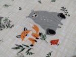 Mantita de Bebe Invierno Natural Zorrito y Oso  0,75m x 1,00m - Imagen 4